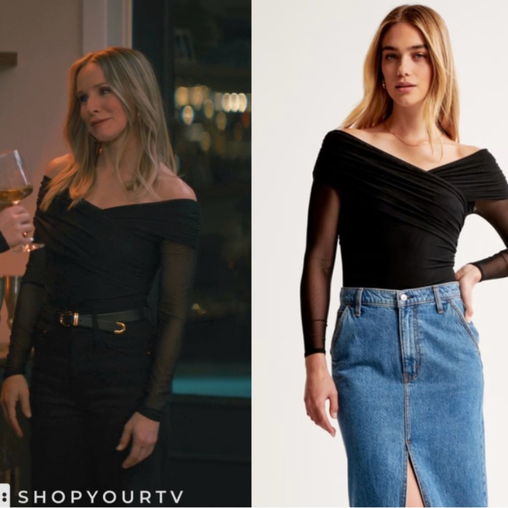 Abercrombie & Fitch Off The Shoulder Top